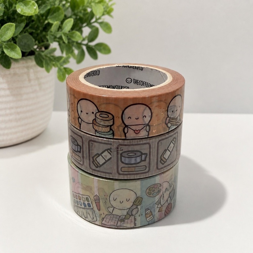 TCMC Washi Tape Bundle Colourful Crafts, Planning Time 4.0 & Stationery Toolbar